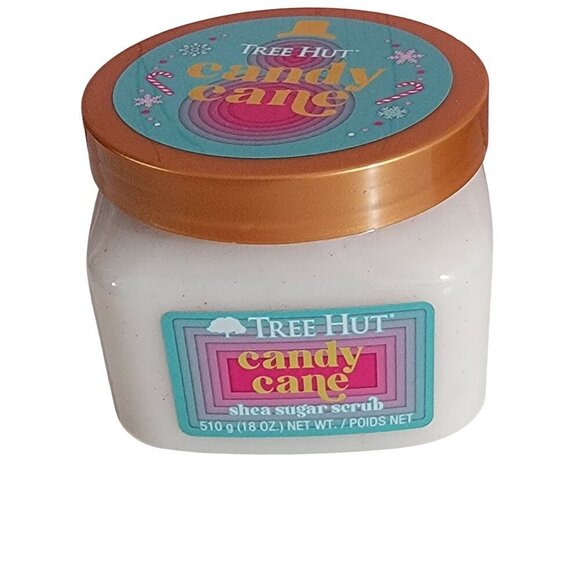 Tree Hut Candy Cane Shea Sugar Scrub New 18 OZ - Picture 2 of 7